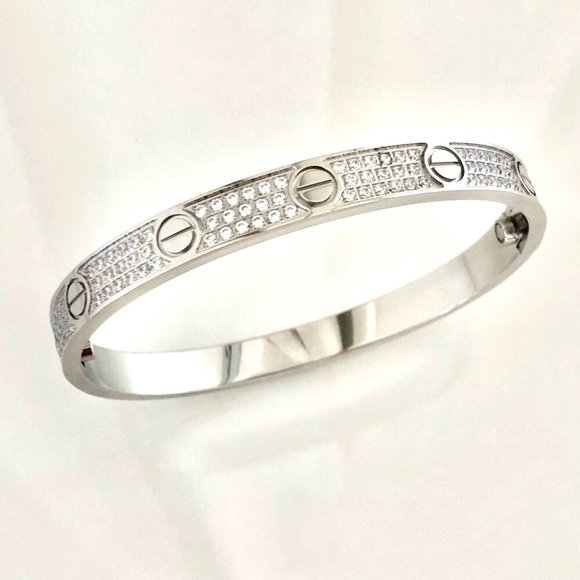 Jewelry - Pavé Screw Bracelet Stainless Steel Classic Model